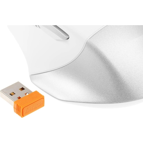 Мышь беспроводная A4Tech Fstyler FB35C белый, 2000 dpi, радиоканал, Bluetooth, USB, кнопки - 6