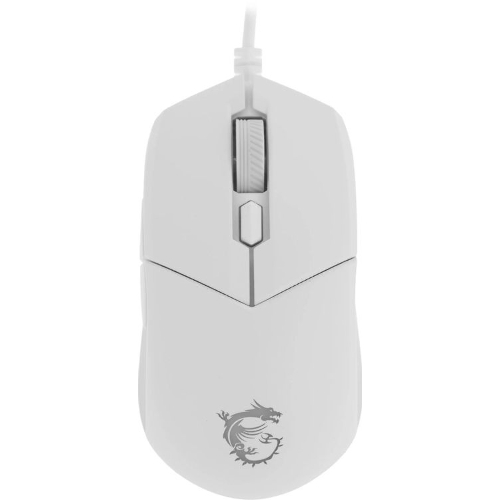 Мышь проводная MSI Clutch GM11 белый, 5000 dpi, USB, кнопки - 6