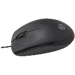 Мышь проводная Oklick 195M черный, 800 dpi, USB, кнопки - 3