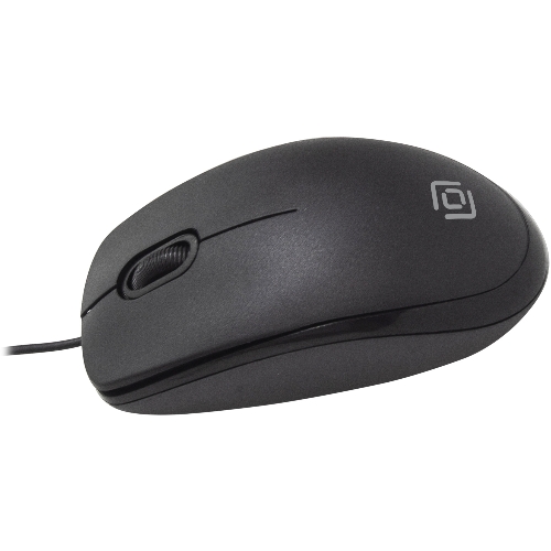 Мышь проводная Oklick 195M черный, 800 dpi, USB, кнопки - 3