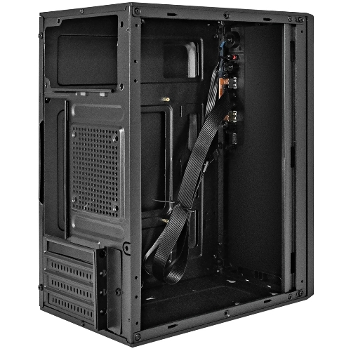 Компьютерный корпус Minitower ExeGate BAA-308U2-AA500 (mATX, БП AA500 с вент. 8см, 1хUSB+2хUSB 3.0, HD Audio, черный)
