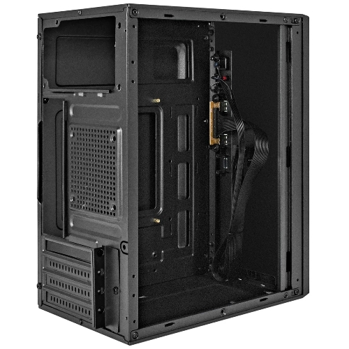 Компьютерный корпус Minitower ExeGate BAA-303-UNS350 (mATX, БП UNS350 с вент. 12см, 2*USB, HD Audio, черный)