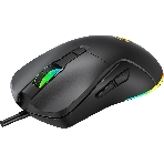 Мышь проводная Oklick 750G черный, 7200 dpi, USB, кнопки - 5