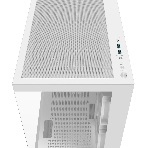 Компьютерный корпус Deepcool CG380 3F WH без БП, боковое окно (панорама), 3x120мм ARGB PWM вентилятора, белый, mATX