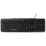 Клавиатура проводная Oklick 130M, USB, черный