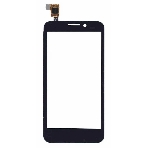 Сенсорное стекло (тачскрин) для Alcatel One Touch Snap 7025D, черное