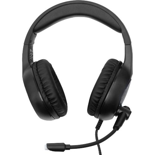 Гарнитура Oklick HS-L930G чёрный/синий, проводная, USB, подсветка