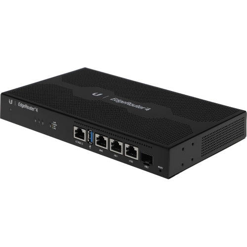 Маршрутизатор Ubiquiti ER-4-EU EdgeRouter 4 4 ядра (1 ГГц), 3х 1G RJ45, 1х SFP