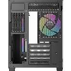 Корпус Ocypus Gamma C54 BK ARGB, Mini-Tower, чёрный, 3 x 120 мм