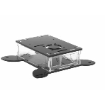 Корпус Qumo, VESA 100x100+вентилятор, Raspberry Pi 4, акрил, черный (RS043)