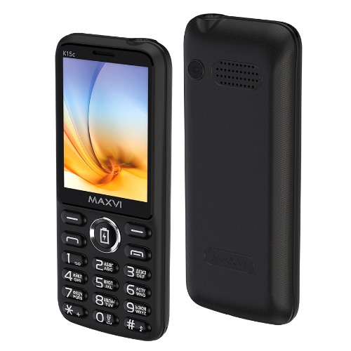 Мобильный телефон Maxvi K15c черный