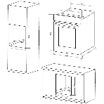Шкаф духовой электрический Maunfeld EOEM519B, встраиваемый
