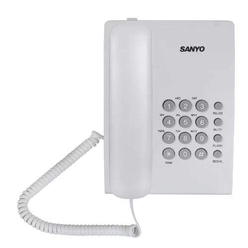 Телефон проводной SANYO RA-S204W белый
