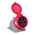 Розетка стационарная наружная EKF 125 ps-125-32-380-PRO PROxima 3Р+РЕ+N 32А 380В IP44
