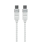 Дата-кабель MORE CHOICE (4620202555007) K87aa 2м USB 3.0A PD60W для Type-C Type-C- 2м, белый