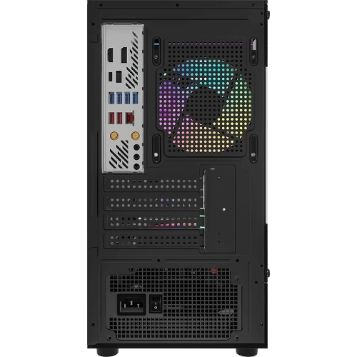 Компьютерный корпус MiniTower AeroCool/Formula Crystal Z1CM PLUS AR black (mATX, без БП, USB Type-A+USB Type-C) (Crystal Z1CM Plus Black AR)