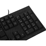 Клавиатура проводная Oklick 120M, USB, черный
