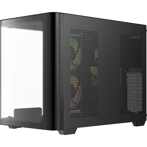 Компьютерный корпус Ocypus Iota C50 BK Curve ARGB Digital mATX без БП (Iota-C50-BKD300CD-GL)