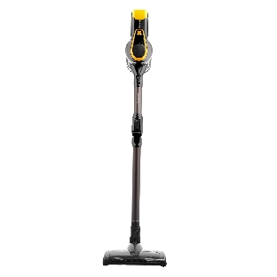 Пылесос вертикальный Brayer BR4273 серый/желтый, питание от аккумулятора, 350 Вт, уборка сухая, пылесборник 0,8 л
