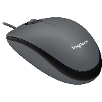 Мышь проводная Logitech M90 черный/серый, 1000 dpi, USB, кнопки - 3