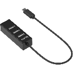 USB-концентратор Buro BPH-C-1906, USB-C, USB 2.0 4 порта, USB