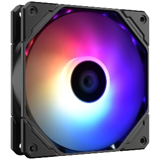 Вентилятор для корпуса ID-Cooling TF-12025-PRO-ARGb черный, 120 мм, 1800 об/мин, 35.2 дБ, 4 pin