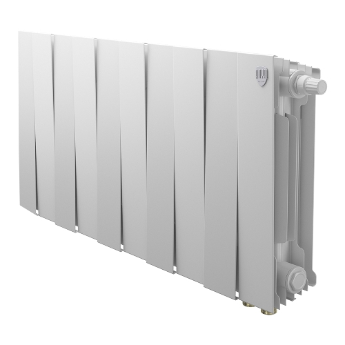 Радиатор биметаллический Royal Thermo PianoForte 300 белый VR80 - 10 секц.