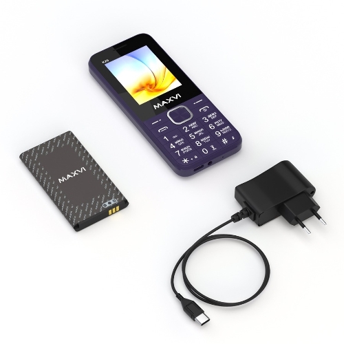 Мобильный телефон Maxvi K29 фиолетовый