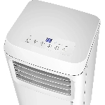 Кондиционер мобильный Hyundai HPAC-09-2 9000 BTU, 25 м², 64 дБ, охлаждение, осушение, белый