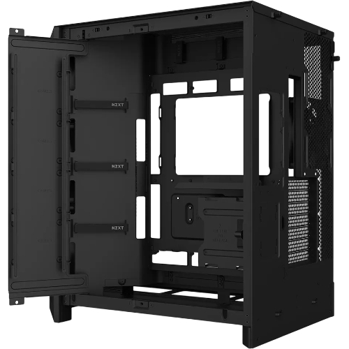 Компьютерный корпус без блока питания Case NZXT H9 Flow RGb+ (2025), Midi-Tower, TG, 6x140мм RGb + 1x120мм RGb, 2xUSB-A 3.2 + 1xUSB-C 3.2, E-ATX, ATX, mATX, mITX черный