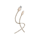 Кабель Smartbuy (iK-512-S02g) S02 Lightning золотистый, 3 А, 1 м,