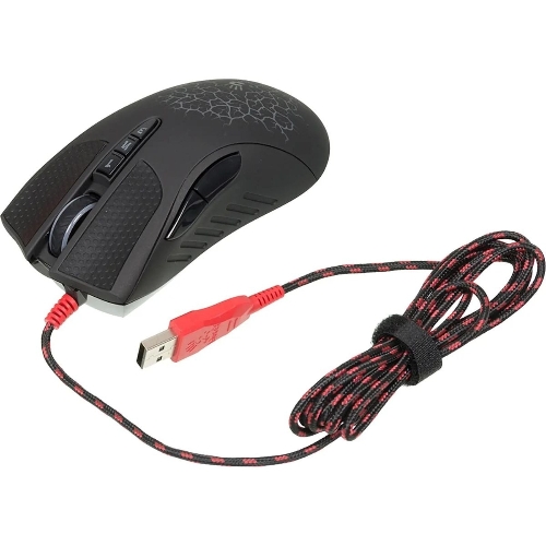 Мышь проводная A4Tech Bloody A90 черный, 6200 dpi, USB, кнопки - 8
