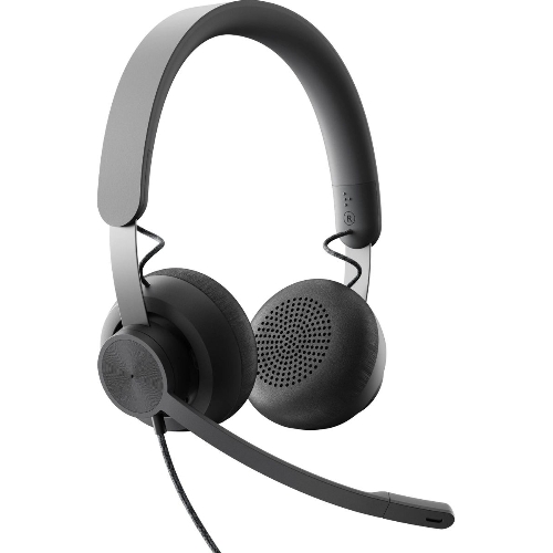 Гарнитура Logitech Zone Wired Teams графит, проводная, USB