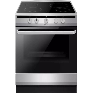 Плита электрическая Hansa FCCX64000 серебристый, конфорок 4 шт, духовка 69 л, 60 см x 85 см x 60 см