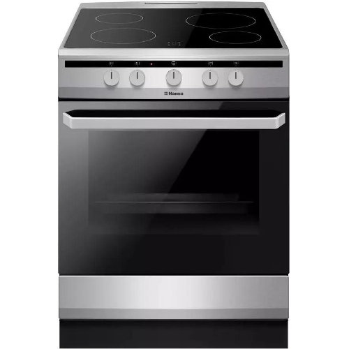 Плита электрическая Hansa FCCX64000 серебристый, конфорок 4 шт, духовка 69 л, 60 см x 85 см x 60 см