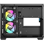 Корпус Ocypus Gamma C54 BK ARGB, Mini-Tower, чёрный, 3 x 120 мм