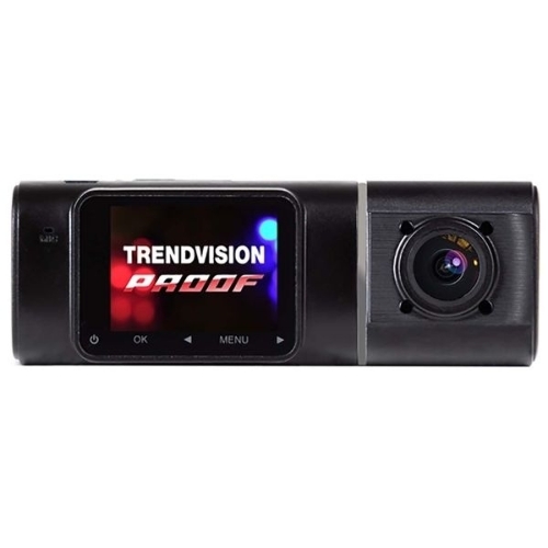 Видеорегистратор TrendVision Proof PRO GPS, 1920x1080, 1.5", с камерой заднего вида, GPS/ГЛОНАСС, G-сенсор, датчик движения