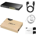 Коммутатор Cudy GS2018PS2-200W, 16×1 Гбит/с, 2×1 Гбит/с SFP