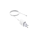 Блок питания (сетевой адаптер) HOCO C81A Asombroso single 1xUSB с кабелем Type-C, 2.1A, 10W, белый