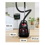 Пылесос Bosch BGL8POW3A черный, 650/890 Вт, уборка сухая, пылесборник мешок 5 л