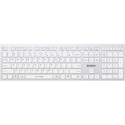 Клавиатура беспроводная A4Tech Fstyler FBX50C, USB, Bluetooth/Радиоканал, белый