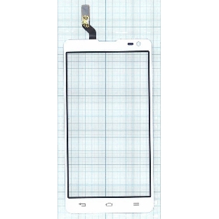 Сенсорное стекло (тачскрин) для LG Optimus L9 II D605, белое