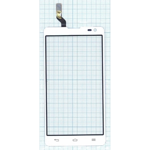 Сенсорное стекло (тачскрин) для LG Optimus L9 II D605, белое