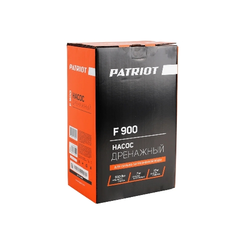 Садовый насос дренажный Patriot F900 900Вт 14000л/час