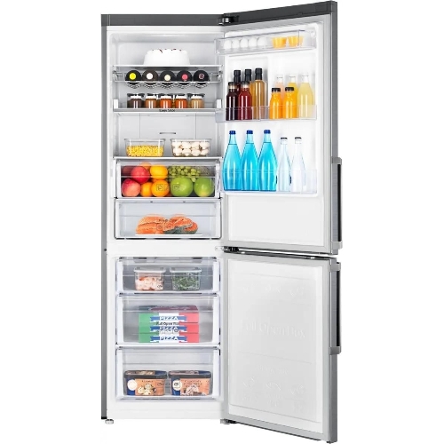 Холодильник Samsung RB33J3515S9/EF серебристый двухкамерный 231/90л морозилка снизу, No Frost
