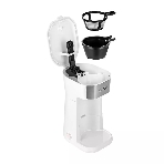 Кофеварка капельная Kitfort КТ-7411 белый/нержавеющая сталь, исп. кофе - молотый, 0.4 л, 450 Вт