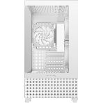 Компьютерный корпус Deepcool CG380 3F WH без БП, боковое окно (панорама), 3x120мм ARGB PWM вентилятора, белый, mATX