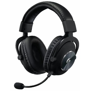 Наушники с микрофоном Logitech G Pro X черный 2м мониторные оголовье (981-000819)