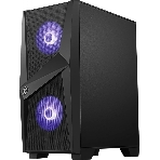 Компьютерный корпус MSI MAG FORGE 100M/mid-tower, ATX, tempered glass side panel/2x RGb 120мм & 1x 120мм fans inc./MAG FORGE 100M