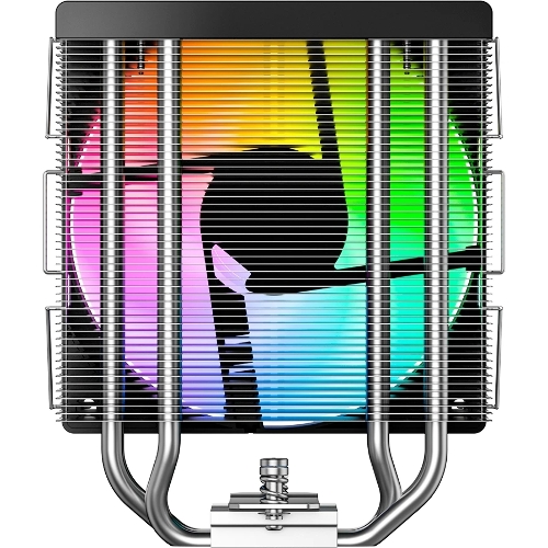 Кулер для процессора ID-COOLING SE-214-XT V2 ARGB LGA1851/1700/1200/115X/AM5/AM4 (16шт/кор, TDP 200W, PWM, 4 тепл.трубки прямого контакта, FAN 120мм, Addressable RGB LED) RET